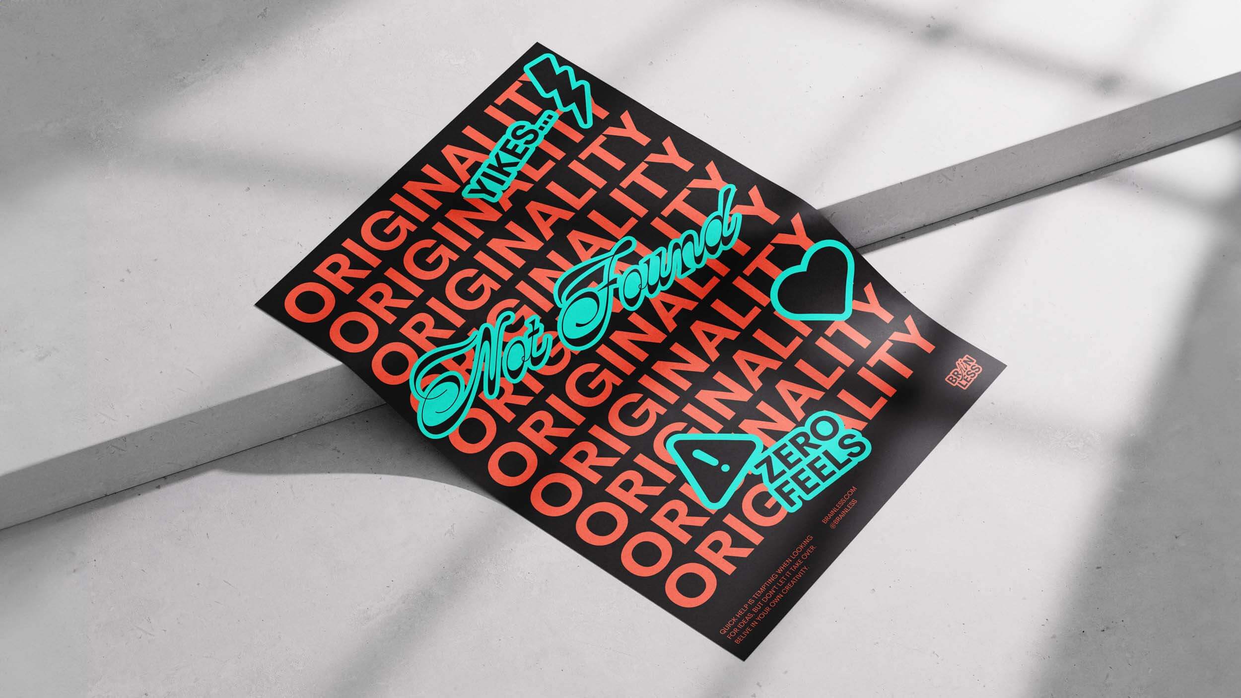 Brainless Originality Poster